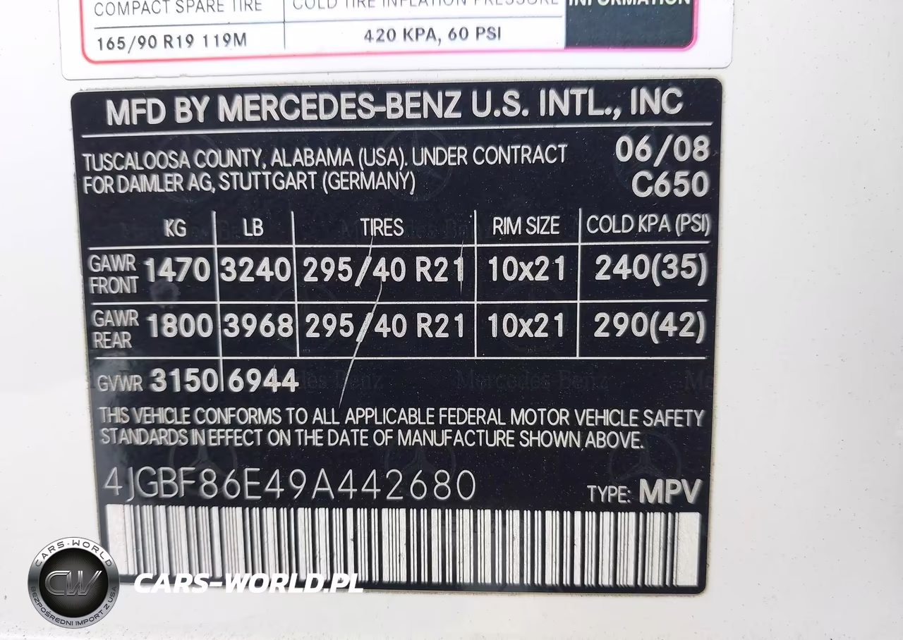 2009 Mercedes-Benz Gl 550 4Matic VIN:4JGBF86E49A442680 - 9