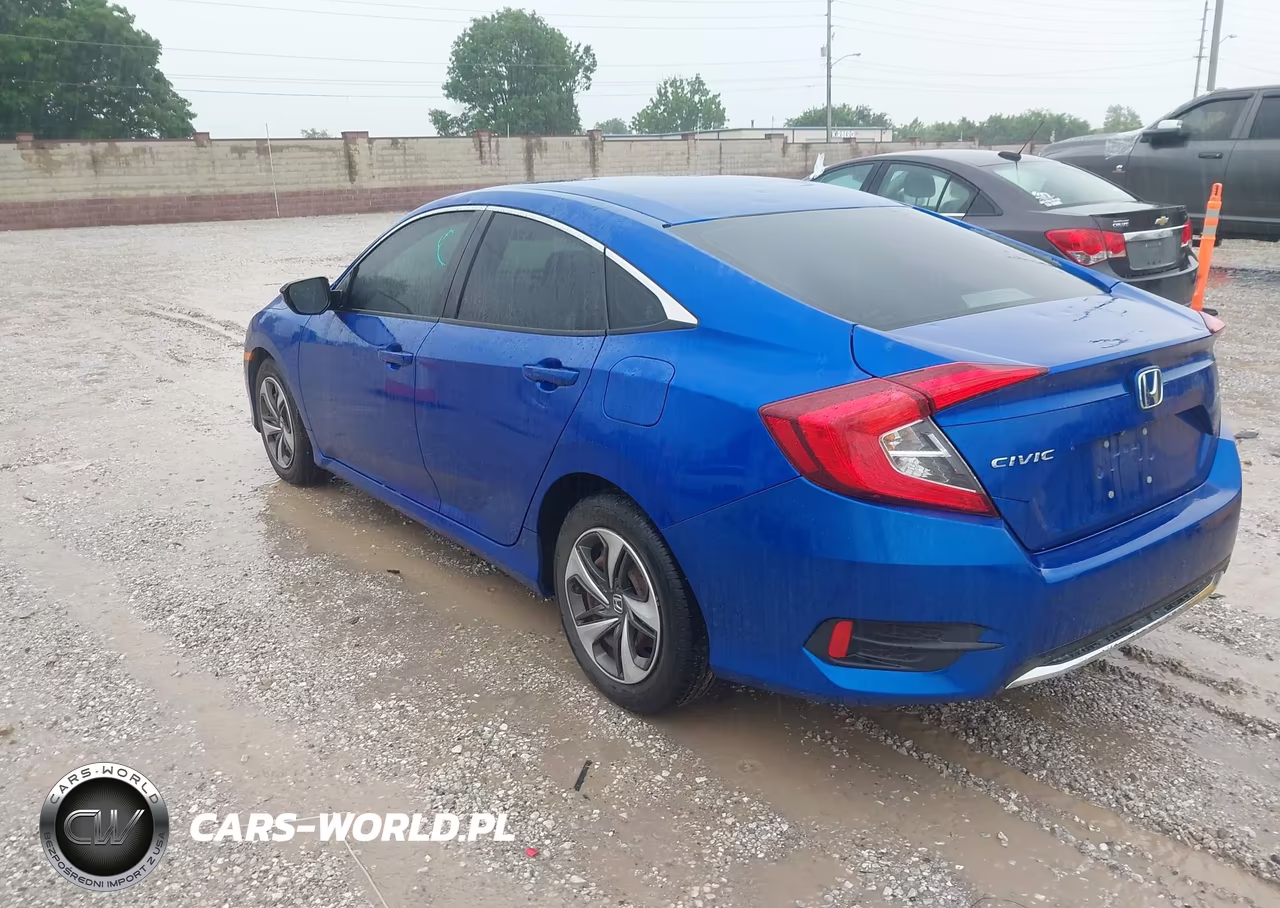 2019 Honda Civic Lx VIN:19XFC2F65KE016777 - 3