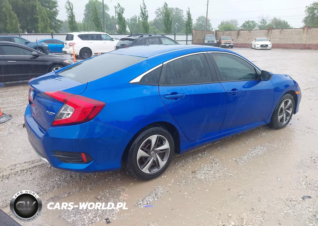 2019 Honda Civic Lx VIN:19XFC2F65KE016777 - 4