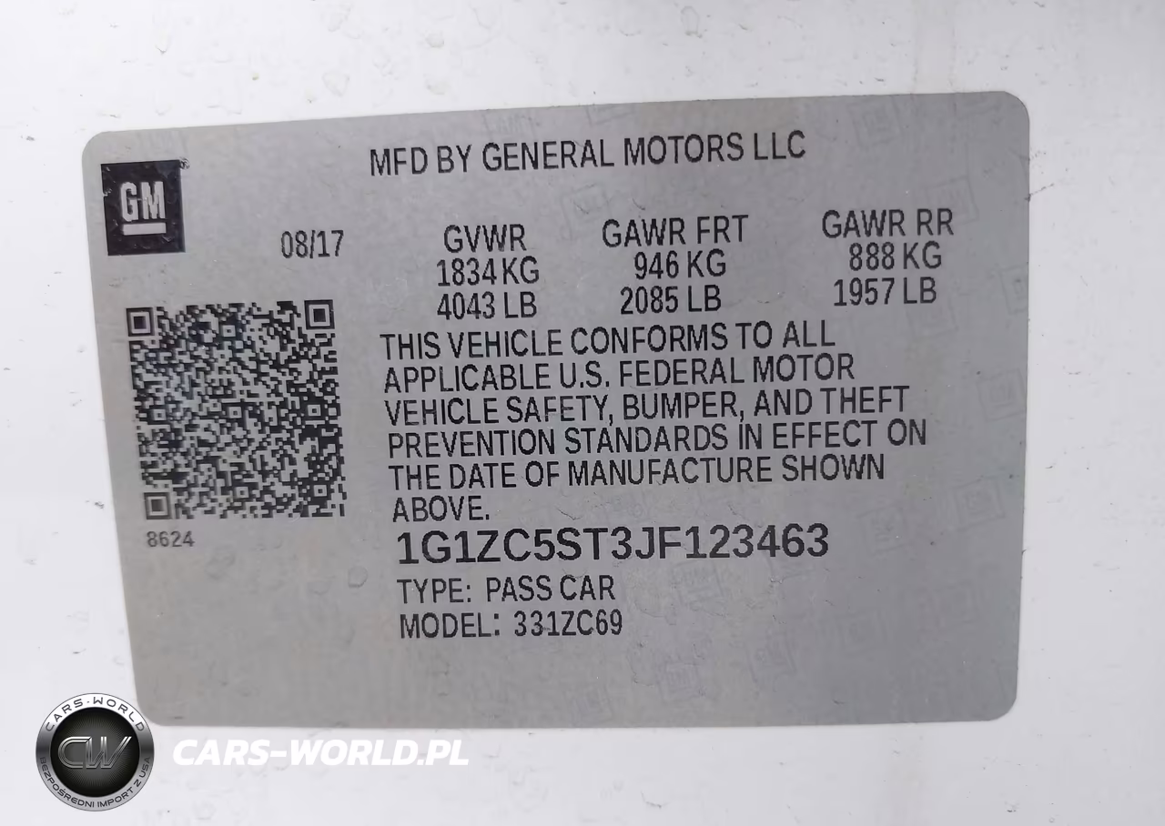 2018 Chevrolet Malibu 1Fl VIN:1G1ZC5ST3JF123463 - 9