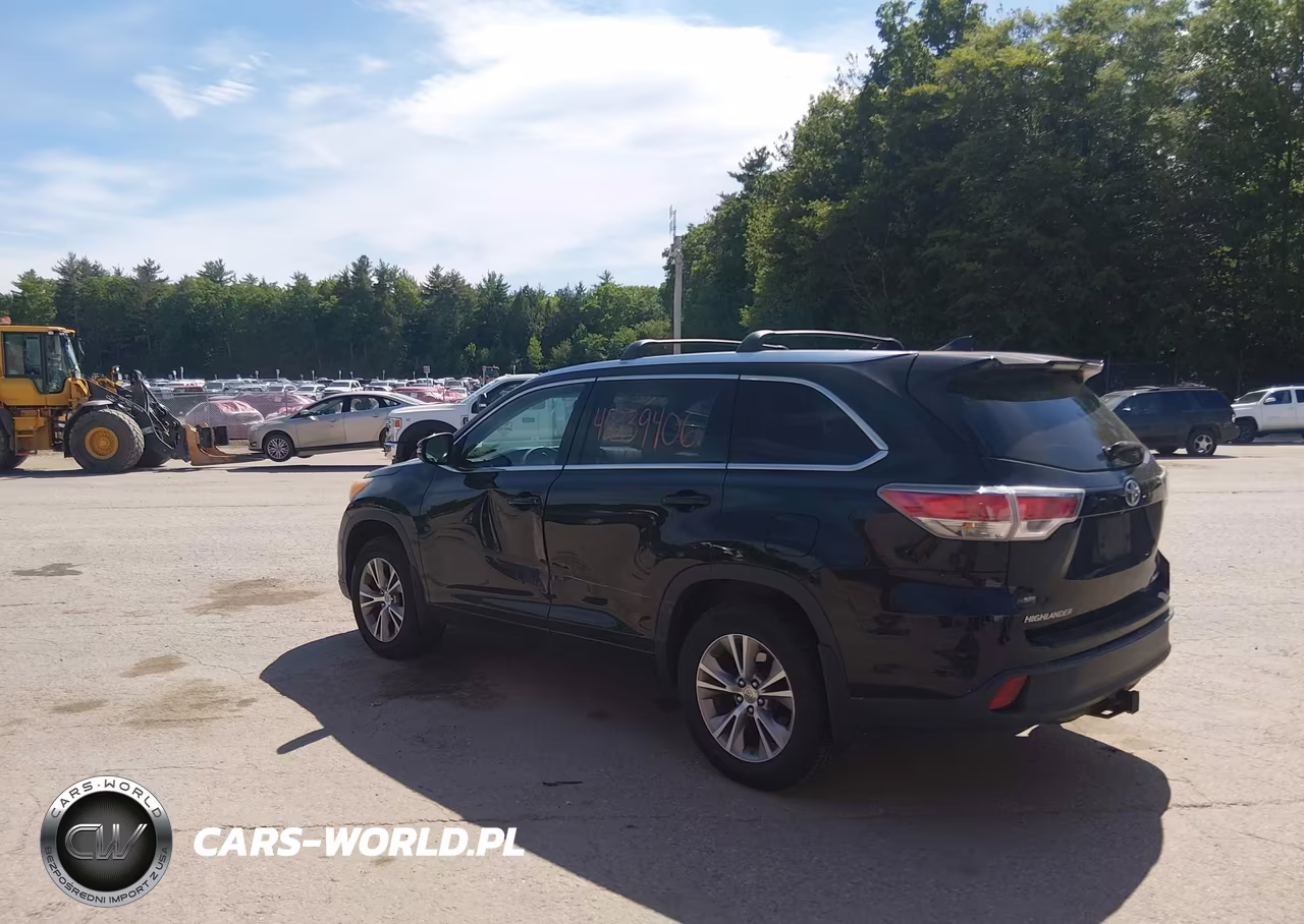 2014 Toyota Highlander Xle V6 VIN:5TDJKRFH2ES054565 - 3