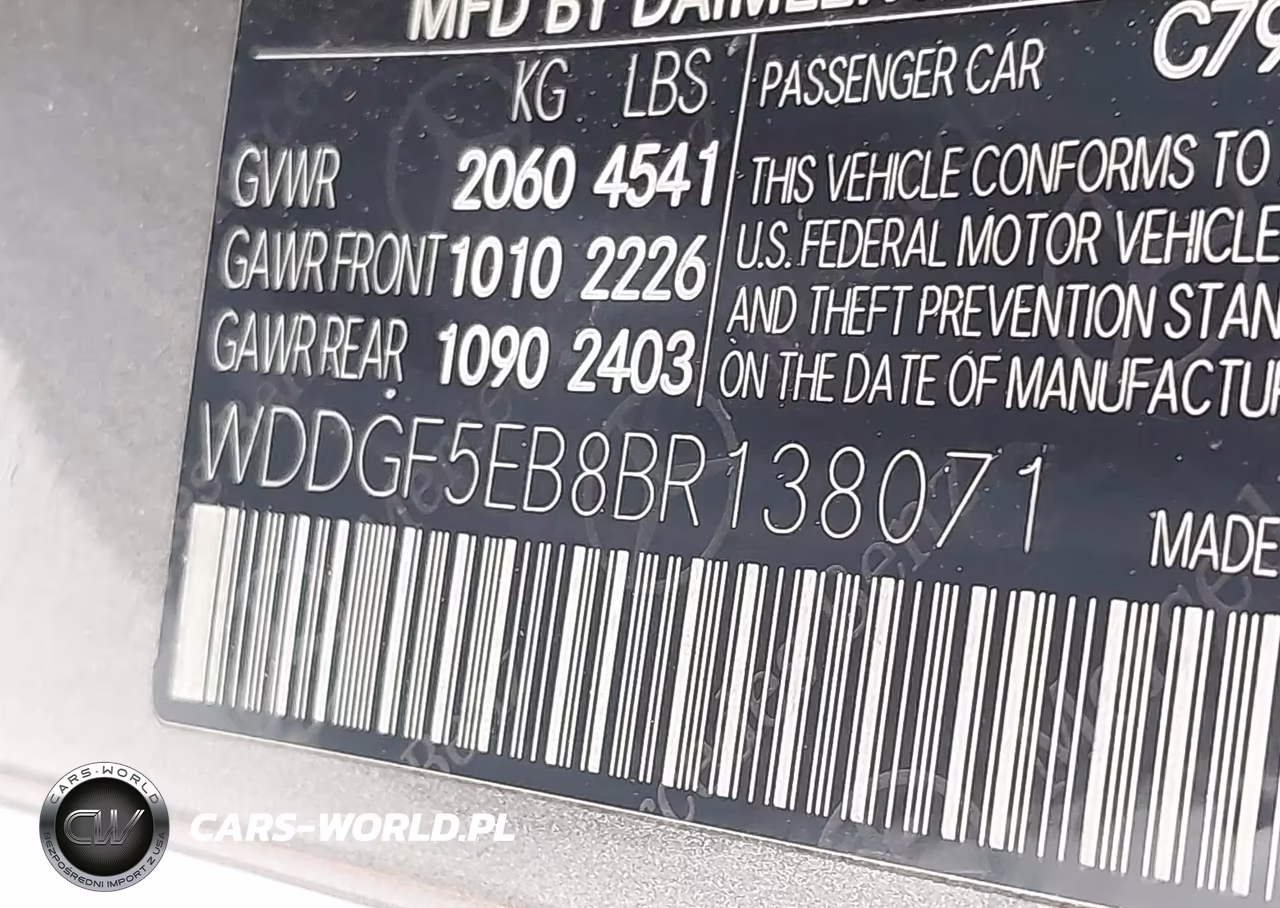 2011 Mercedes-Benz C 300 Luxury-Sport VIN:WDDGF5EB8BR138071 - 9