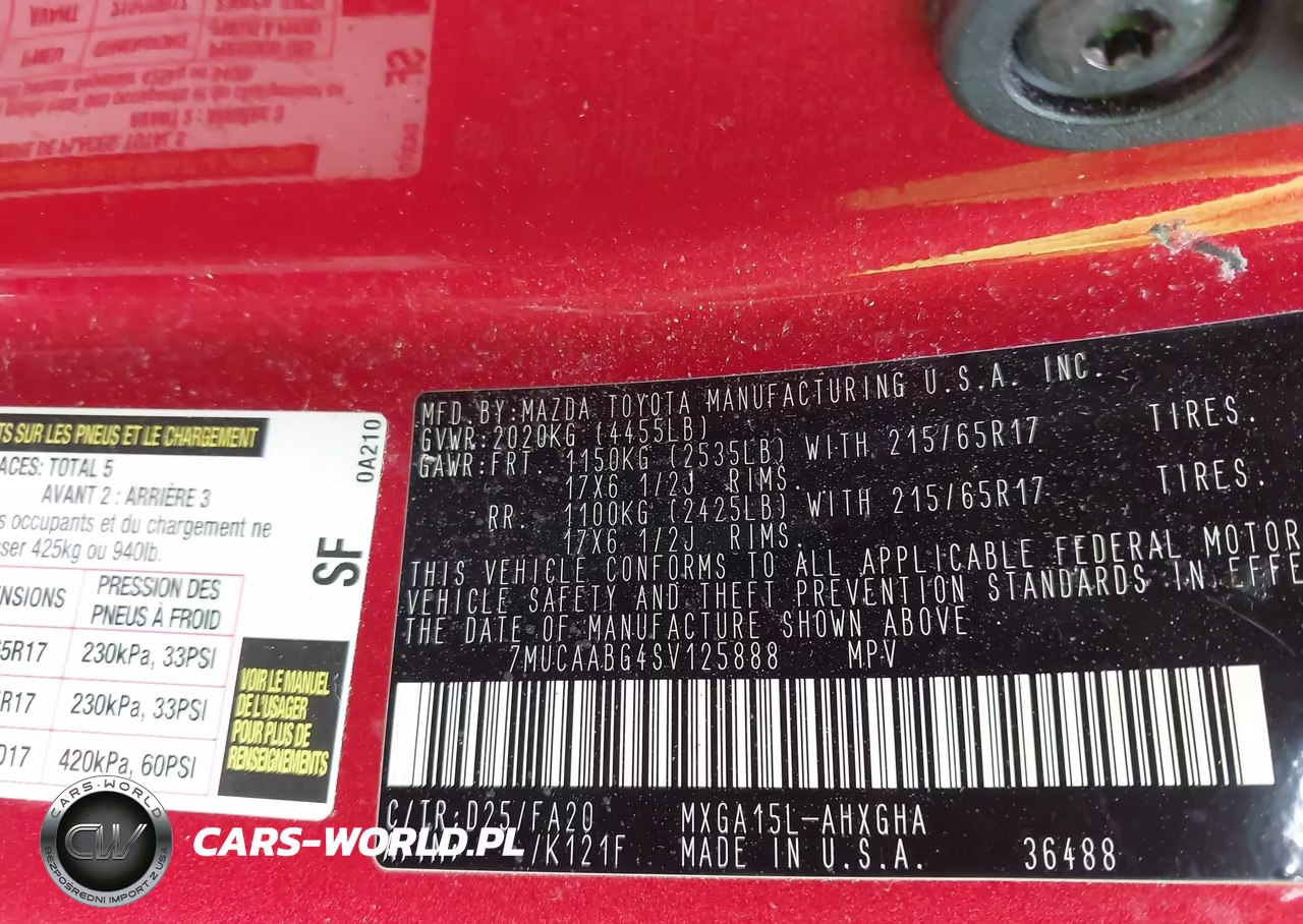 2025 Toyota Corolla Cross Le VIN:7MUCAABG4SV125888 - 9