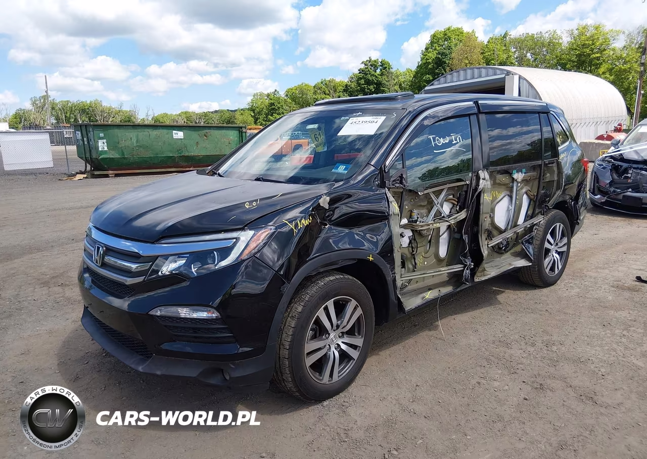 2017 Honda Pilot Ex-L VIN:5FNYF6H75HB006086 - 2