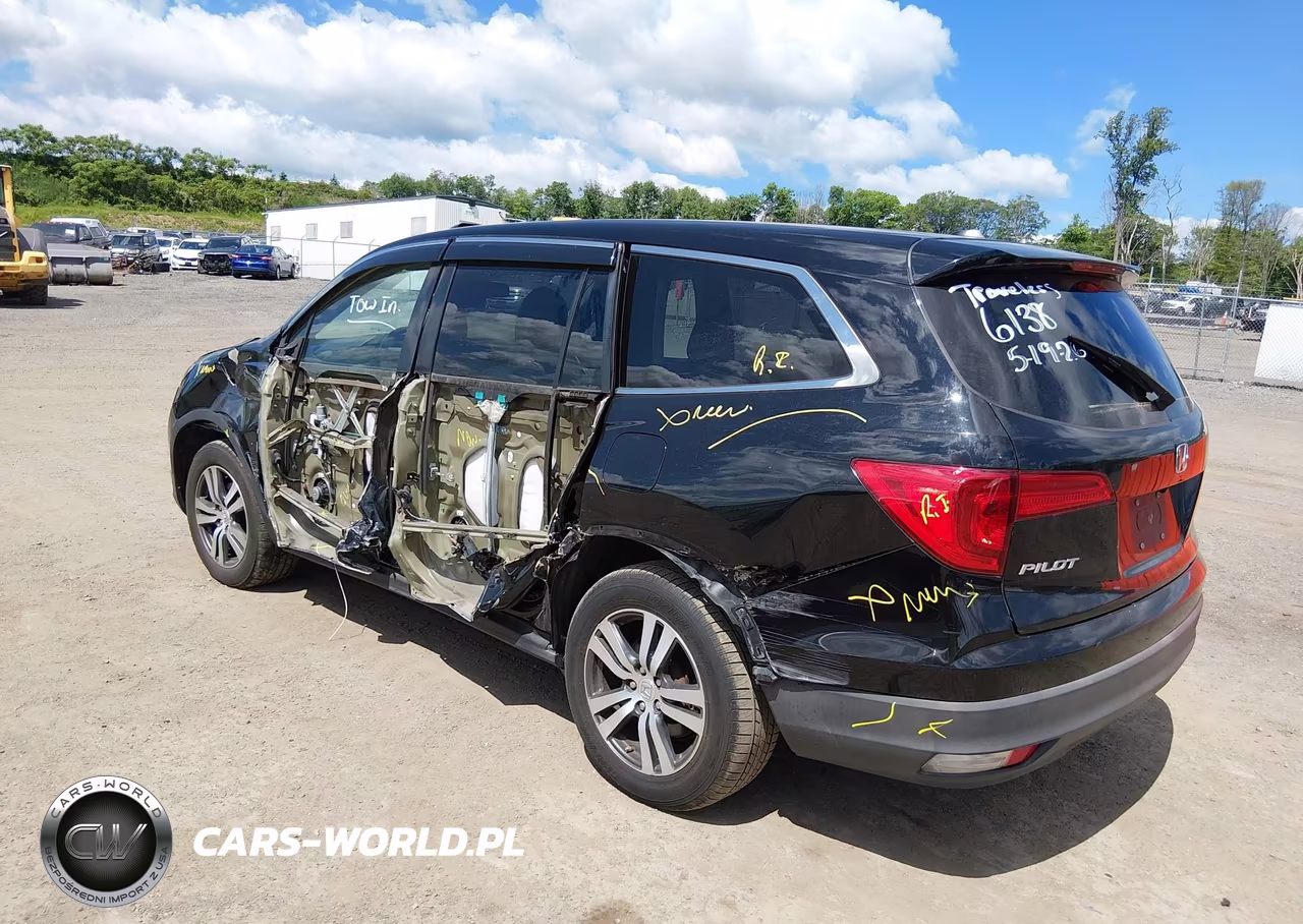 2017 Honda Pilot Ex-L VIN:5FNYF6H75HB006086 - 3