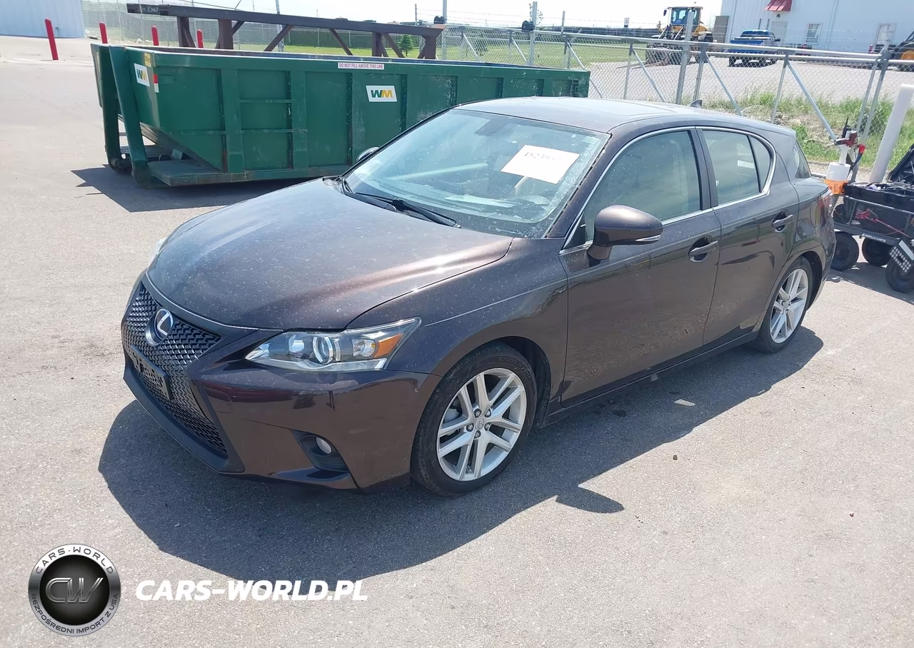 2014 Lexus Ct 200H VIN:JTHKD5BHXE2194382 - 2