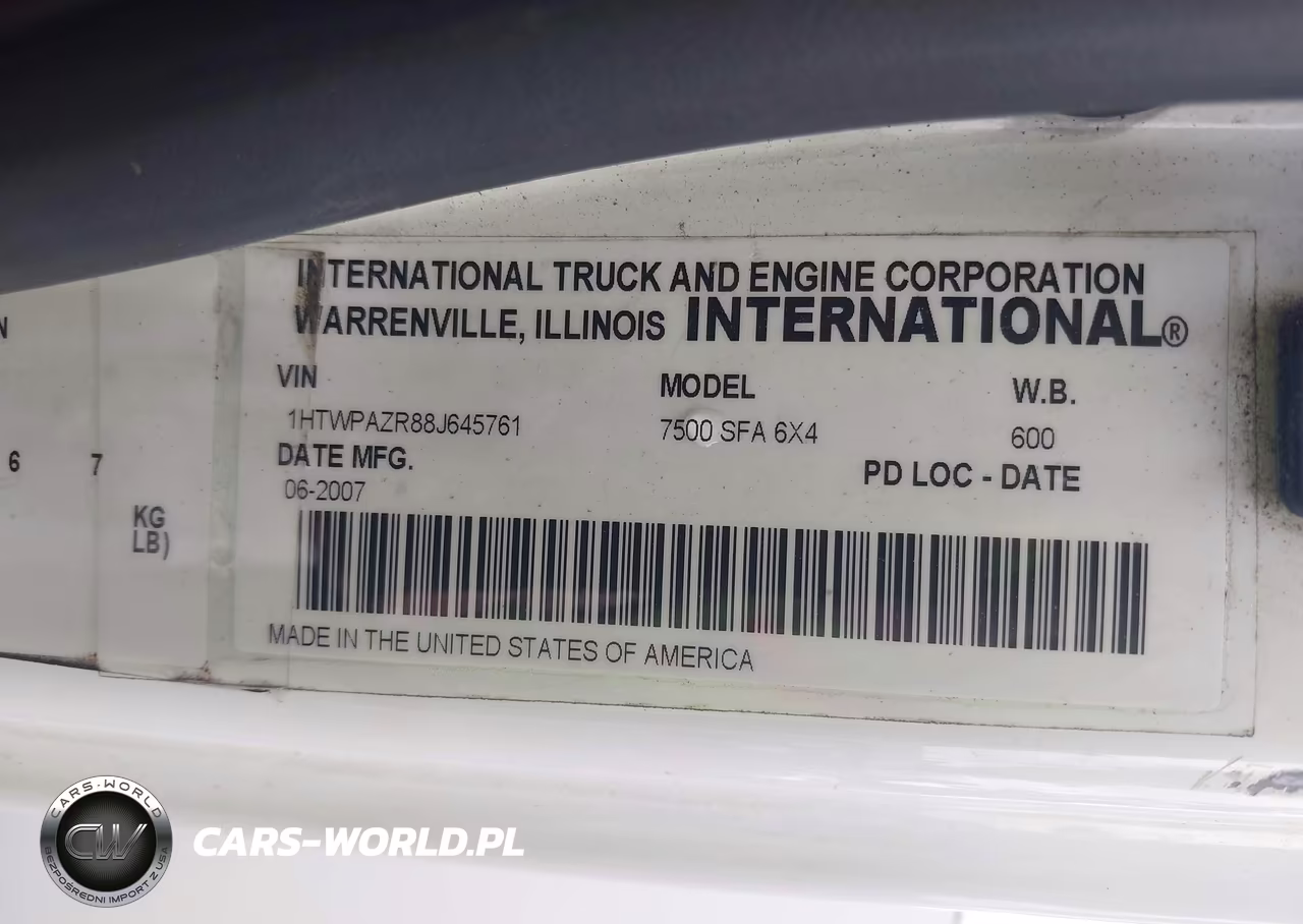 2008 International 7000 7500 VIN:1HTWPAZR88J645761 - 9