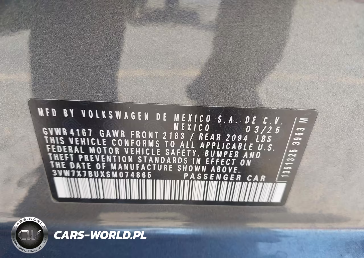 2025 Volkswagen Jetta 1.5T Se VIN:3VW7X7BUXSM074865 - 9