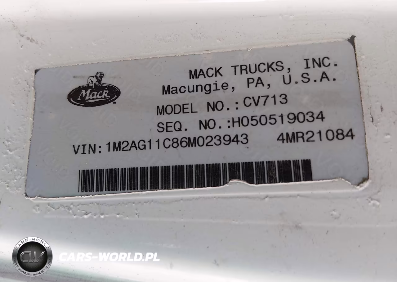2006 Mack 700 Cv700 VIN:1M2AG11C86M023943 - 9