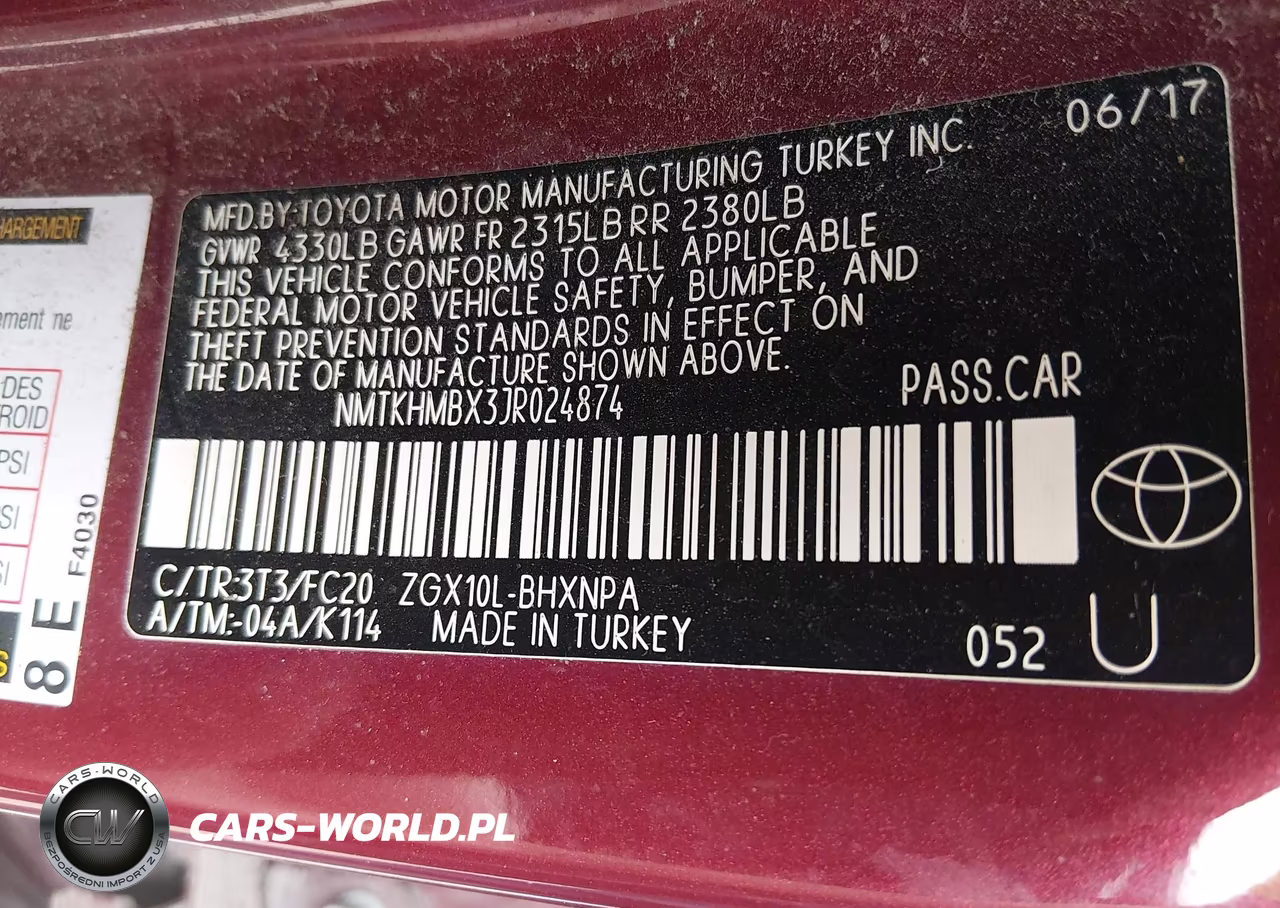 2018 Toyota C-Hr Xle Premium VIN:NMTKHMBX3JR024874 - 9