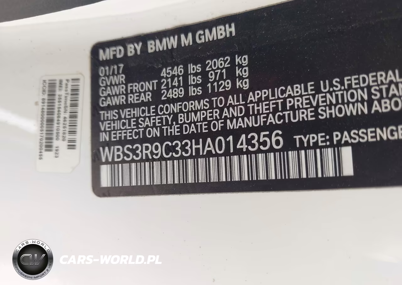 2017 BMW M4 VIN:WBS3R9C33HA014356 - 9
