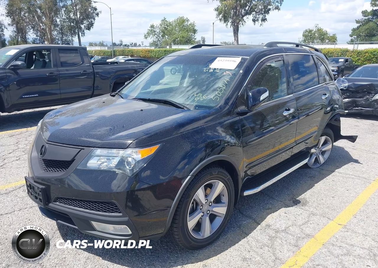 2012 Acura Mdx VIN:2HNYD2H29CH505571 - 2