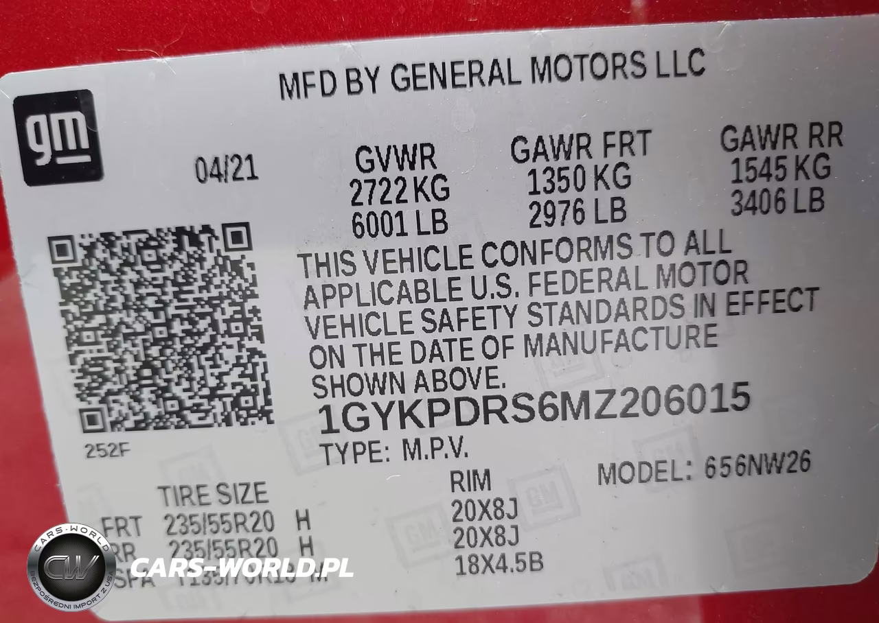 2021 Cadillac Xt6 Awd Premium Luxury VIN:1GYKPDRS6MZ206015 - 9