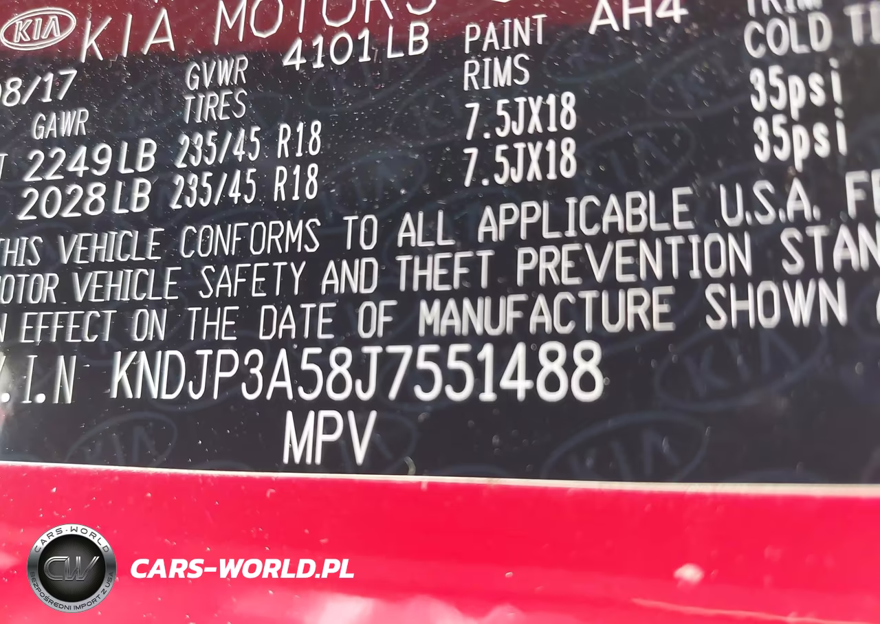 2018 Kia Soul + VIN:KNDJP3A58J7551488 - 9