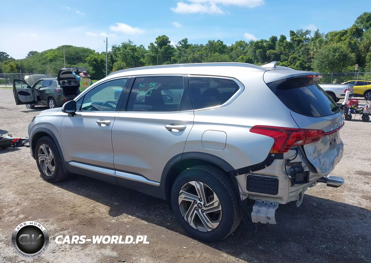 2021 Hyundai Santa Fe Sel VIN:5NMS24AJ5MH343121 - 3