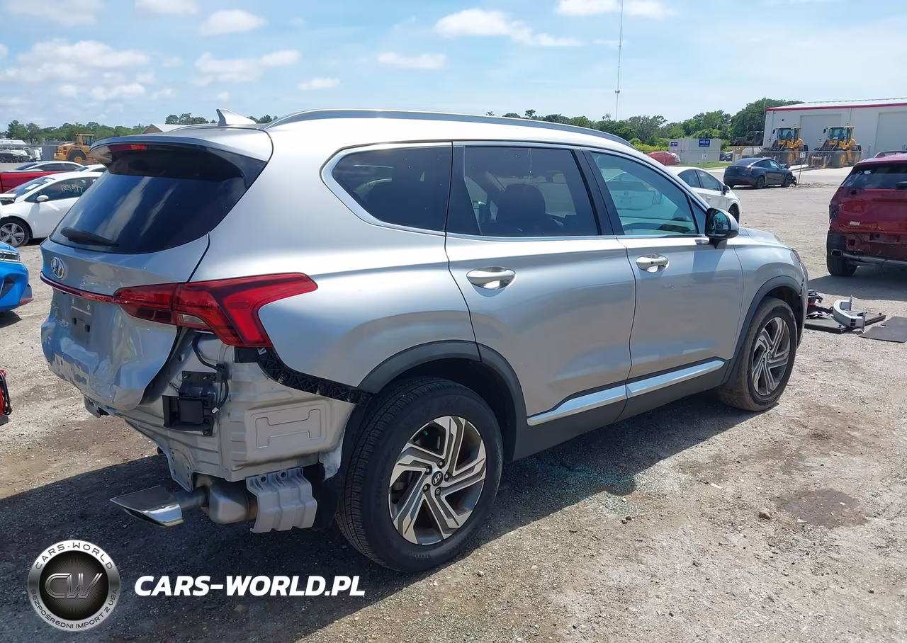 2021 Hyundai Santa Fe Sel VIN:5NMS24AJ5MH343121 - 4