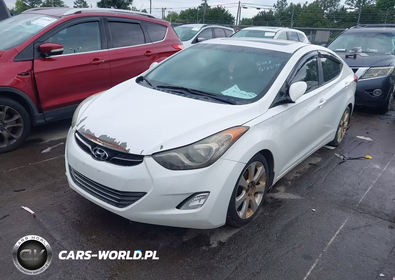 2012 Hyundai Elantra Limited VIN:5NPDH4AEXCH146103 - 2