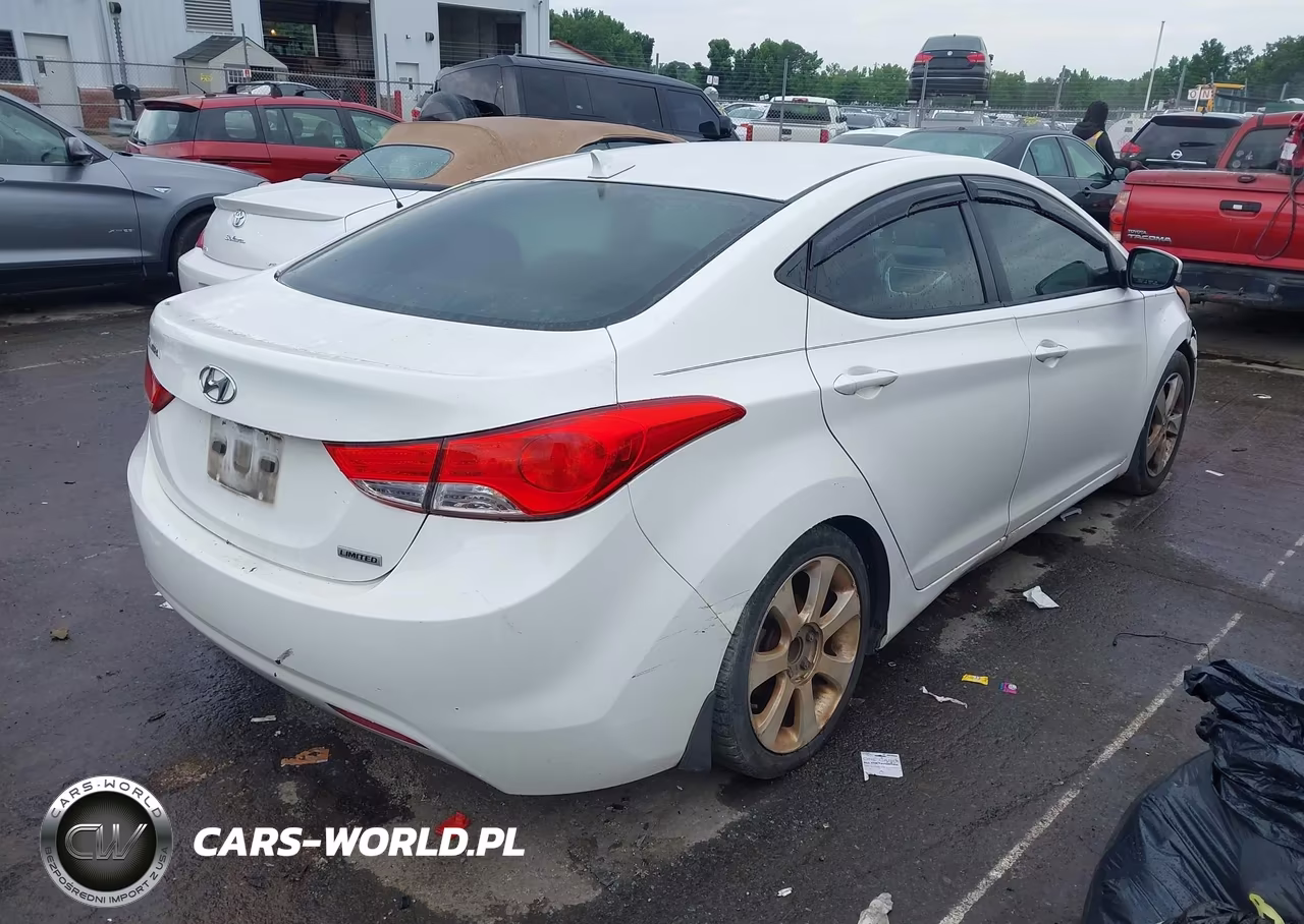 2012 Hyundai Elantra Limited VIN:5NPDH4AEXCH146103 - 4