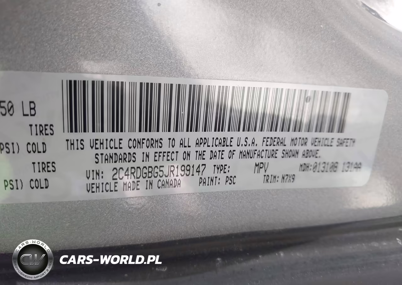 2018 Dodge Grand Caravan Se Plus VIN:2C4RDGBG5JR199147 - 9