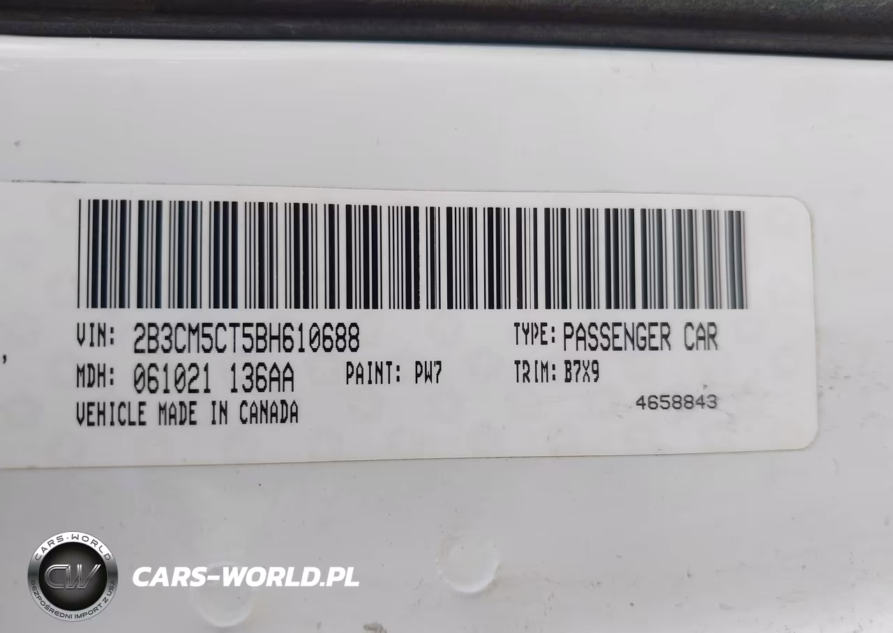 2011 Dodge Charger R-T VIN:2B3CM5CT5BH610688 - 9