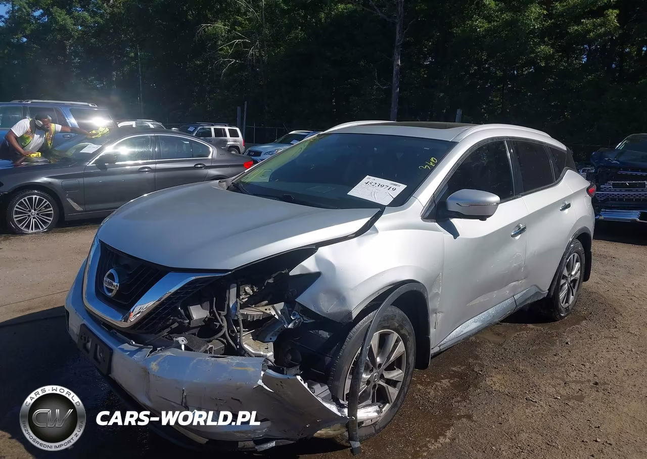 2015 Nissan Murano Sl VIN:5N1AZ2MH3FN244237 - 2