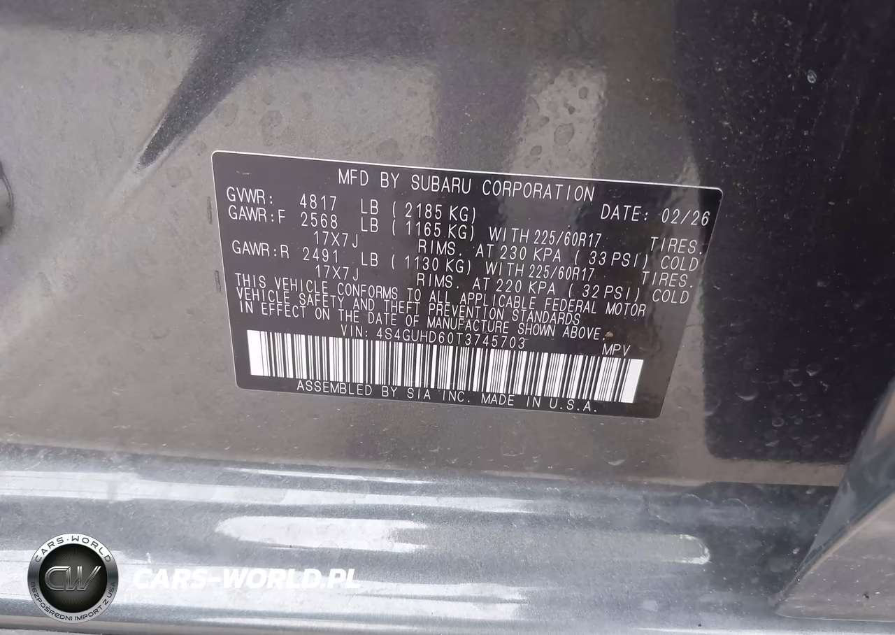 2026 Subaru Crosstrek Premium VIN:4S4GUHD60T3745703 - 9