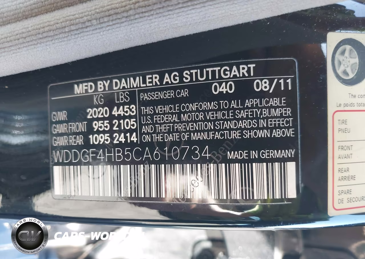 2012 Mercedes-Benz C 250 Sport VIN:WDDGF4HB5CA610734 - 9