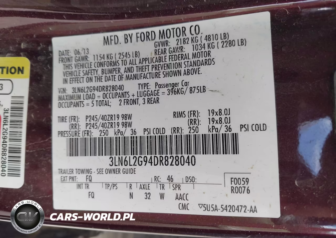 2013 Lincoln Mkz VIN:3LN6L2G94DR828040 - 9