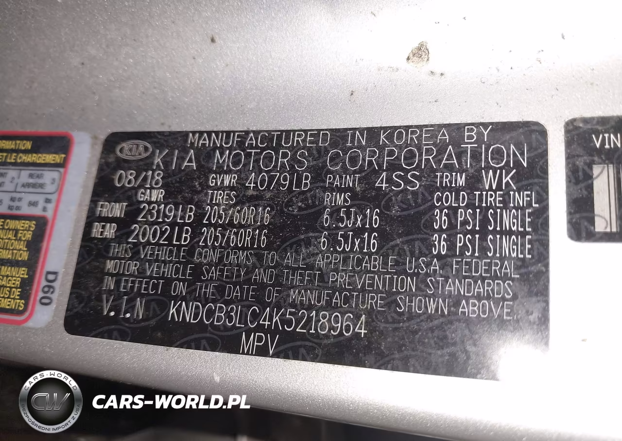 2019 Kia Niro Fe VIN:KNDCB3LC4K5218964 - 9