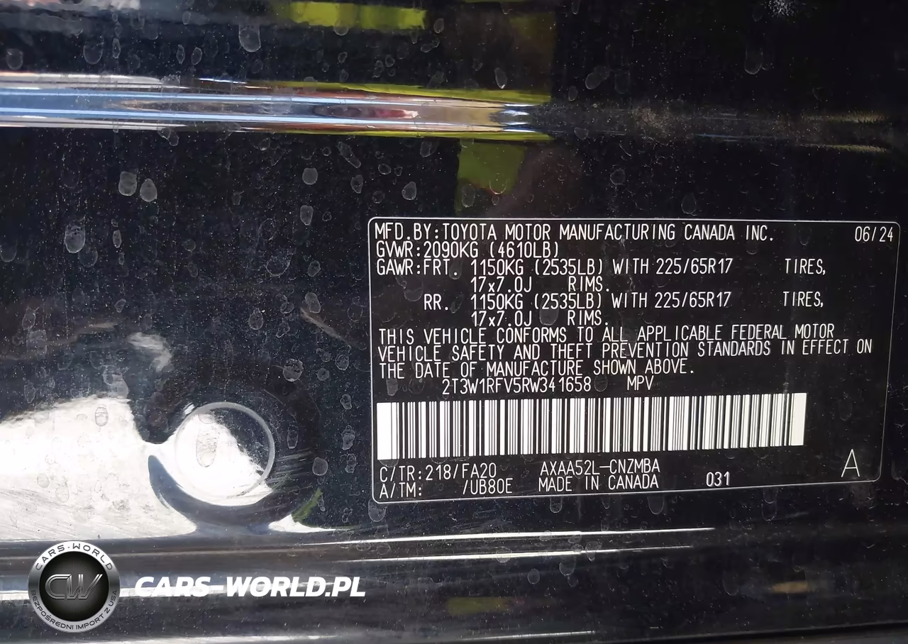2024 Toyota Rav4 Xle VIN:2T3W1RFV5RW341658 - 9