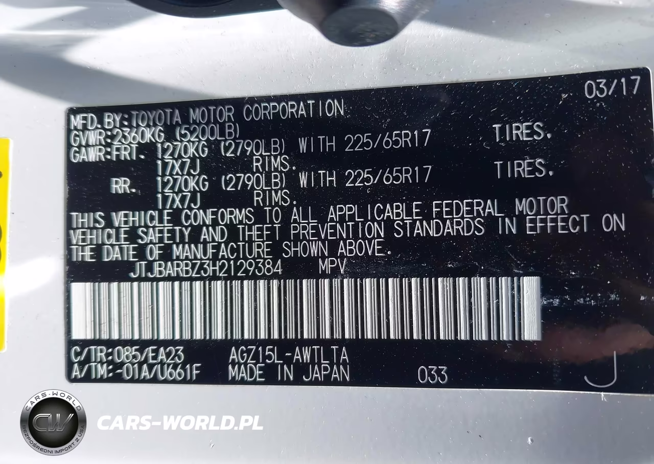 2017 Lexus Nx 200T VIN:JTJBARBZ3H2129384 - 9
