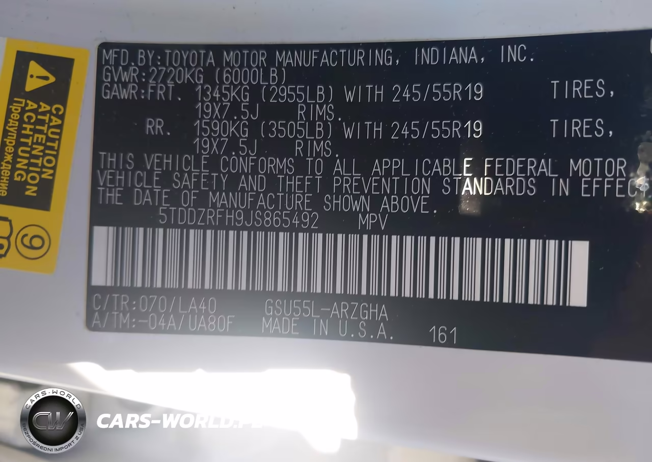 2018 Toyota Highlander Limited VIN:5TDDZRFH9JS865492 - 9