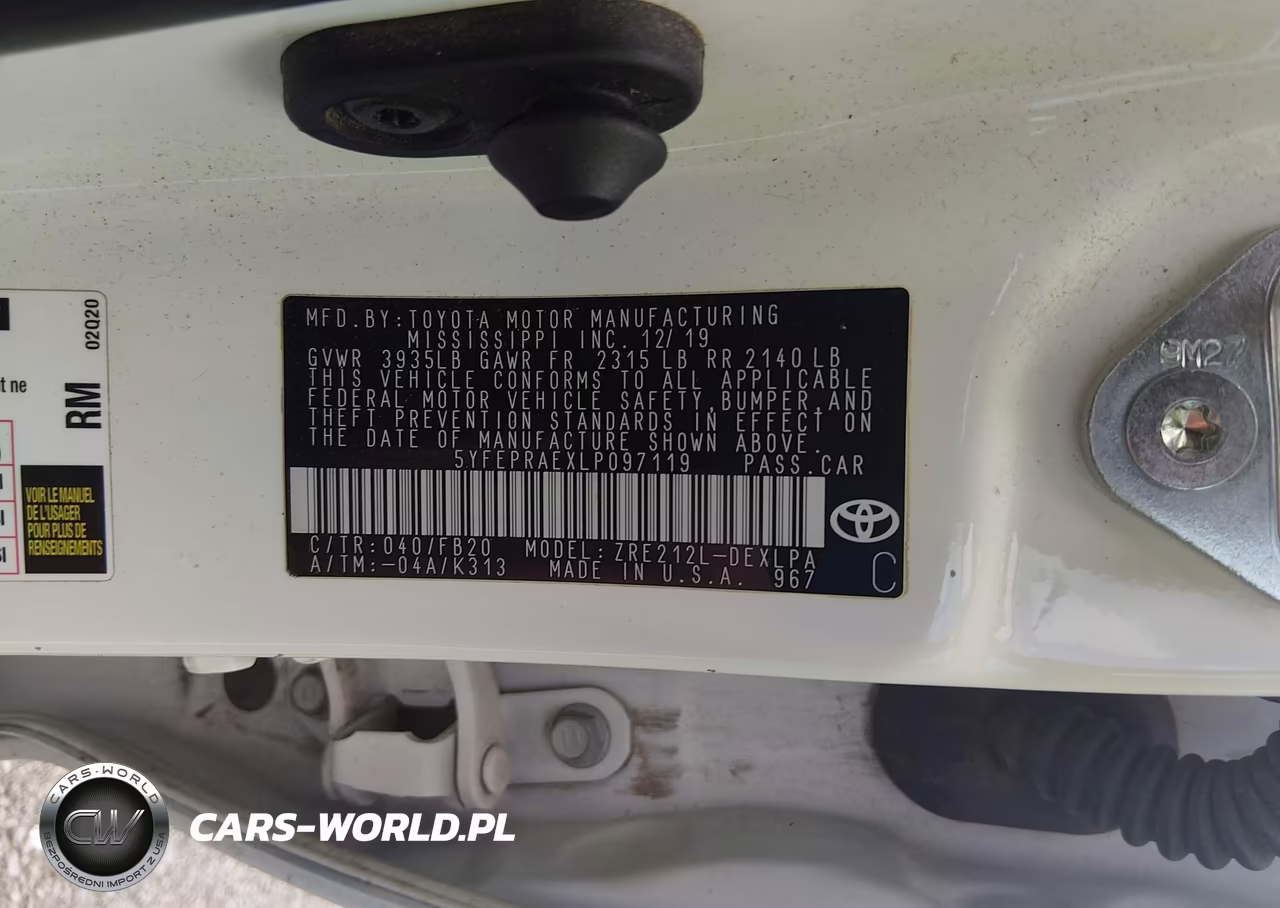 2020 Toyota Corolla Le VIN:5YFEPRAEXLP097119 - 9