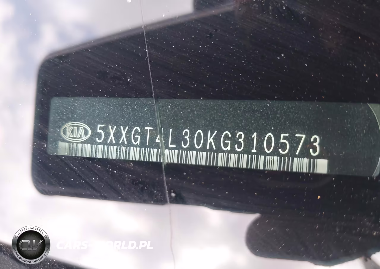 2019 Kia Optima Lx VIN:5XXGT4L30KG310573 - 9
