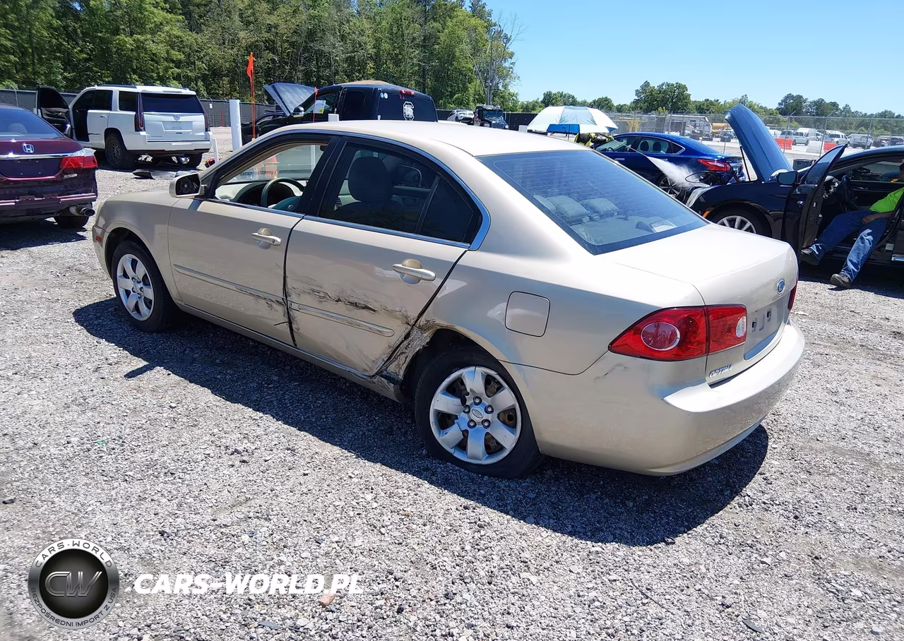 2008 Kia Optima Lx VIN:KNAGE123885222584 - 3