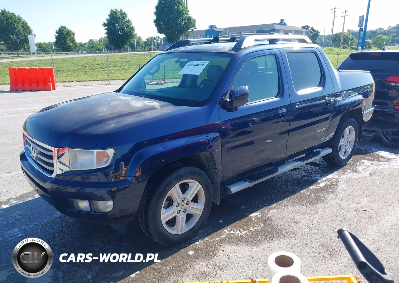 2014 Honda Ridgeline Rtl VIN:5FPYK1F51EB001955 - 2