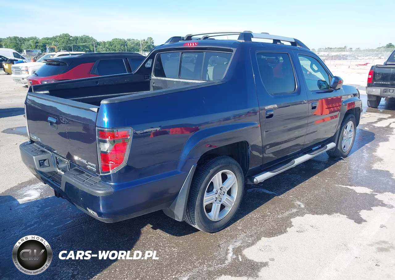 2014 Honda Ridgeline Rtl VIN:5FPYK1F51EB001955 - 4