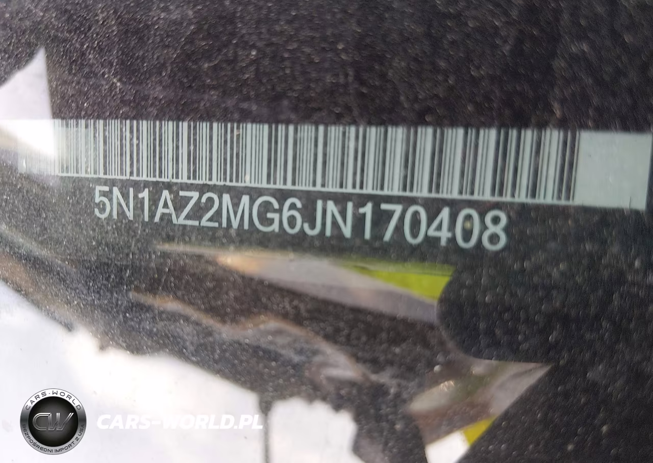 2018 Nissan Murano Platinum VIN:5N1AZ2MG6JN170408 - 9