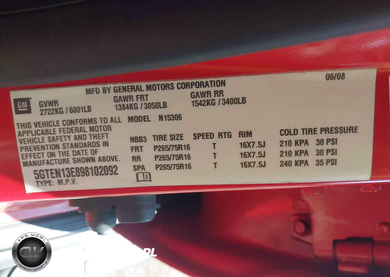 2009 Hummer H3 Suv VIN:5GTEN13E898102092 - 9