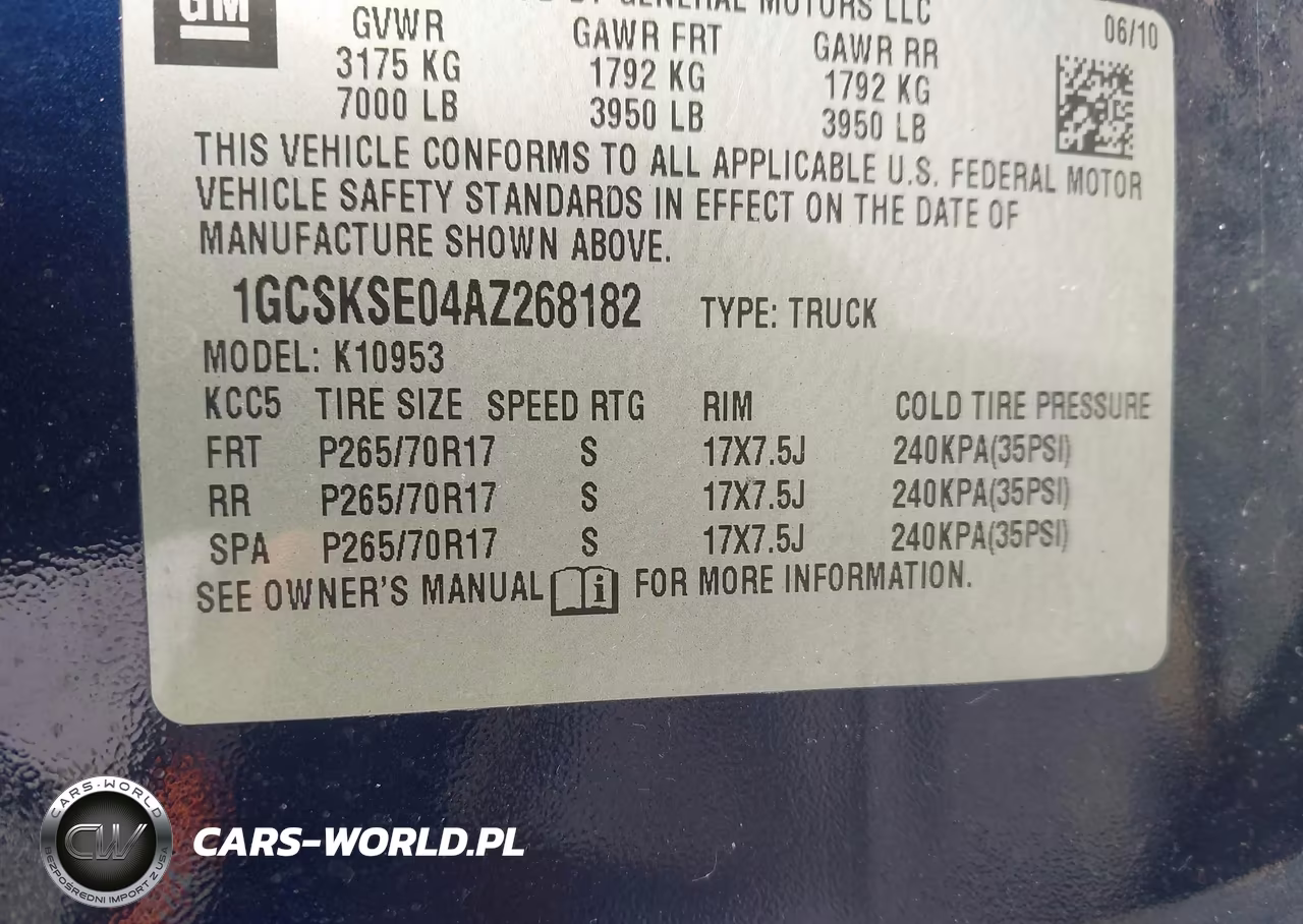 2010 Chevrolet Silverado 1500 Lt VIN:1GCSKSE04AZ268182 - 9