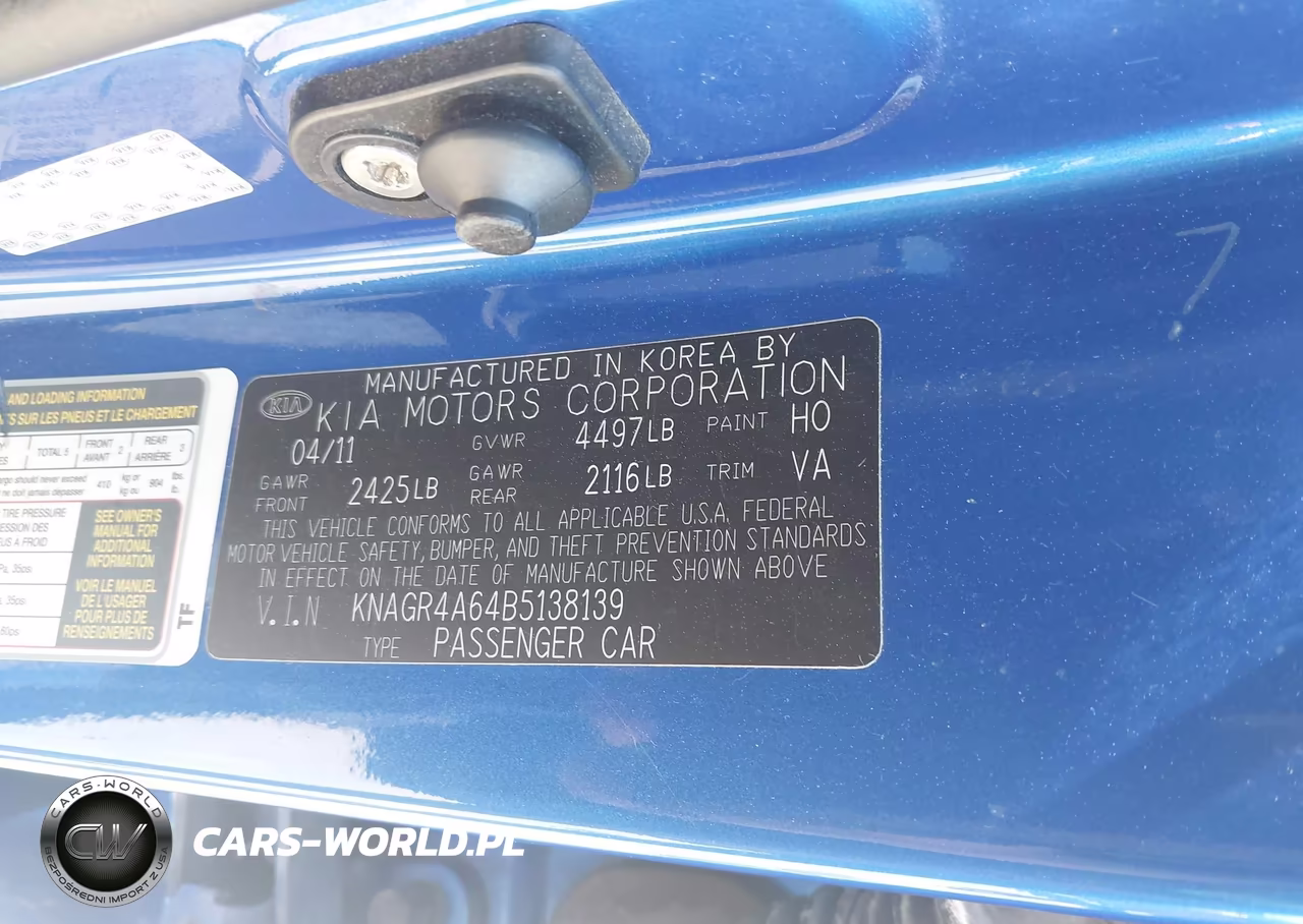 2011 Kia Optima Sx VIN:KNAGR4A64B5138139 - 9