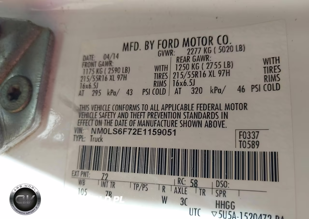 2014 Ford Transit Connect Xlt VIN:NM0LS6F72E1159051 - 9