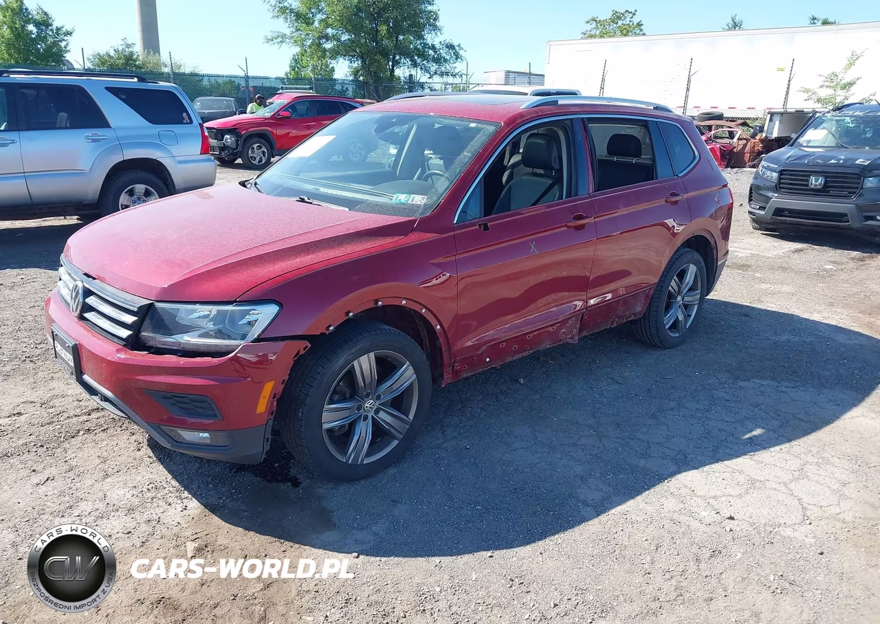 2020 Volkswagen Tiguan 2.0T Se-2.0T Se R-Line Black-2.0T Sel VIN:3VV2B7AX2LM015612 - 2