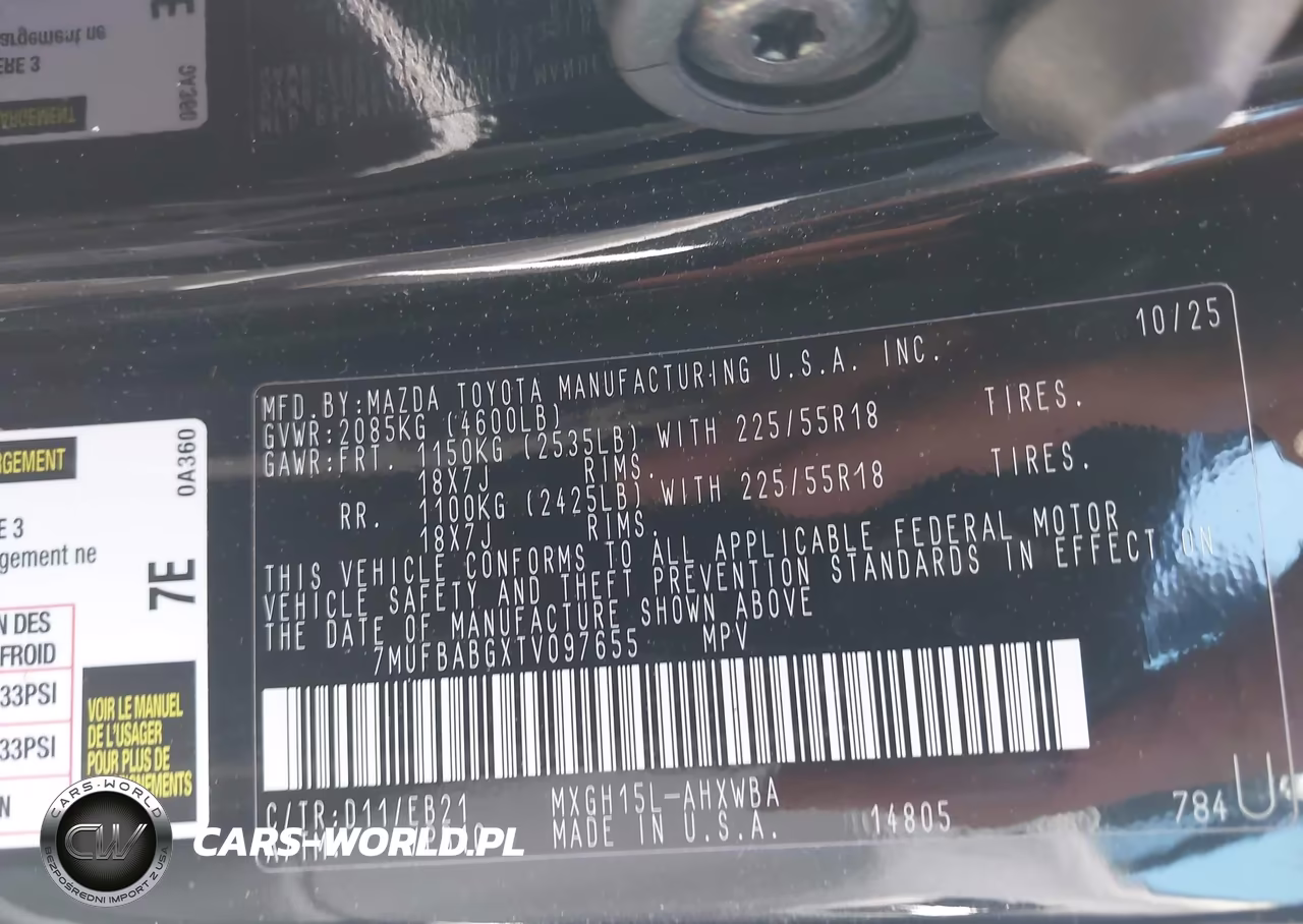 2026 Toyota Corolla Cross Hybrid Xse VIN:7MUFBABGXTV097655 - 9
