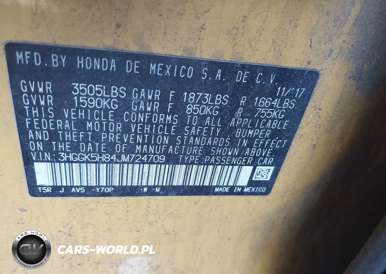 2018 Honda Fit Ex VIN:3HGGK5H84JM724709 - 9