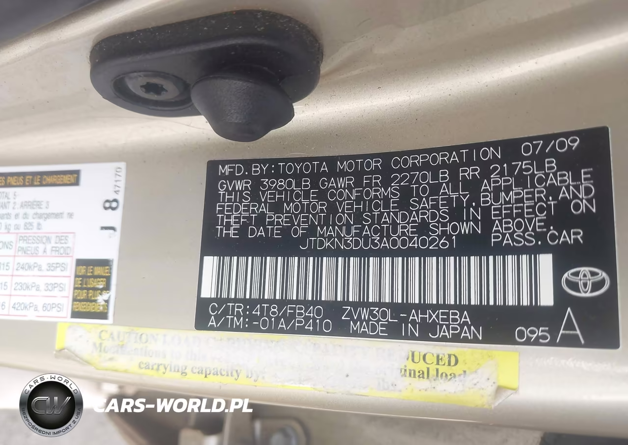 2010 Toyota Prius Ii VIN:JTDKN3DU3A0040261 - 9
