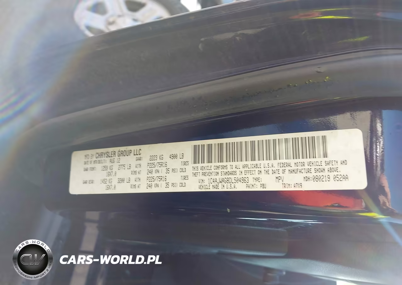 2013 Jeep Wrangler Sport VIN:1C4AJWAG8DL504963 - 9