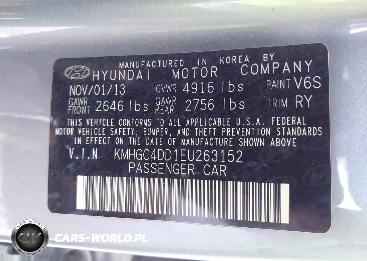 2014 Hyundai Genesis 3.8 VIN:KMHGC4DD1EU263152 - 9