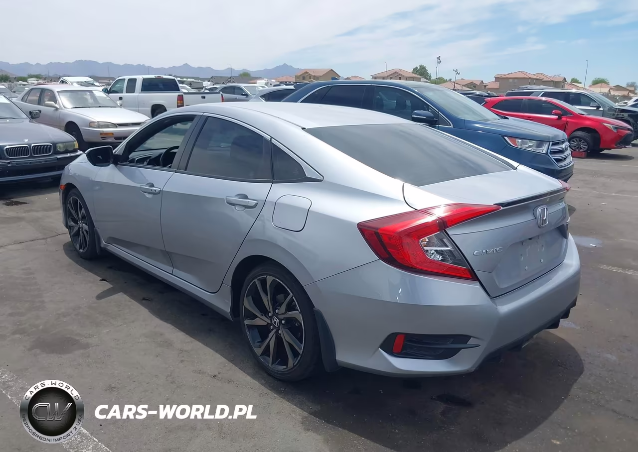 2021 Honda Civic Sport VIN:2HGFC2F89MH543019 - 3