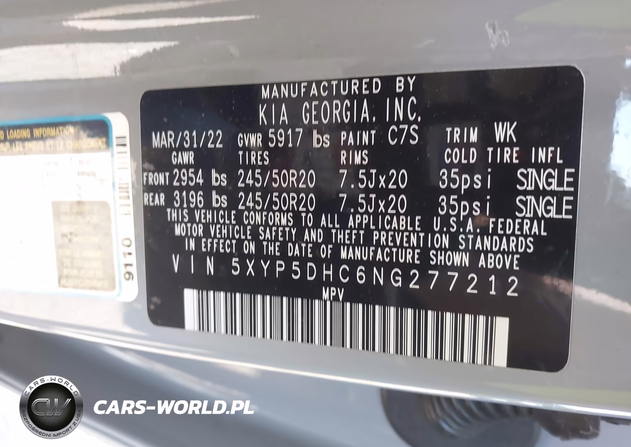 2022 Kia Telluride Sx VIN:5XYP5DHC6NG277212 - 9